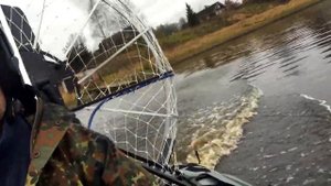 Аэролодки. Аэролодка 3,8 м 30 л.с. Испытание аэролодки.