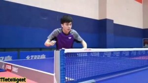 Lin Yun-ju Backhand Flick Training
