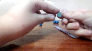 Как слепить олд Бонни из фнаф 2 за 15 мин.из пластилина