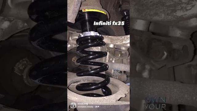 Infiniti fx35 installed KT suspension.