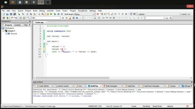 How to program in C++ #10 - Compound Assignment And Increase/Decrease Operators