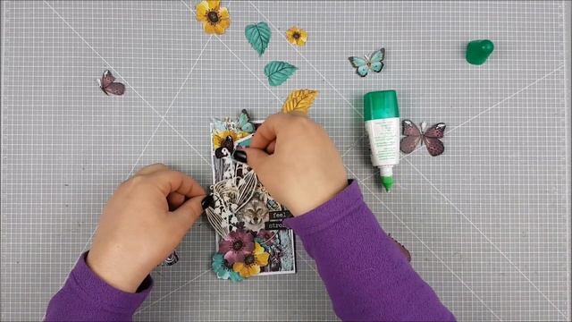 Boho scrapbooking card / Kartka scrapbookingowa w stylu Boho - Scrapbooking tutorial - Laserowe Lov смотреть онлайн