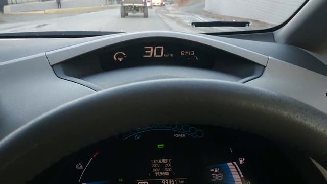 Nissan Leaf при минус 7 смотреть онлайн