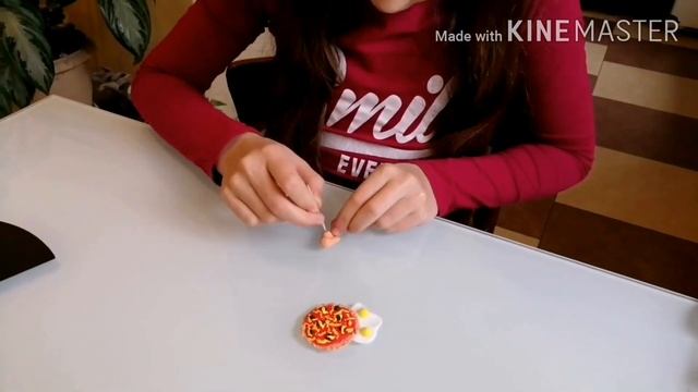 Пицца из пластелина.?????  Видео лепки. смотреть онлайн