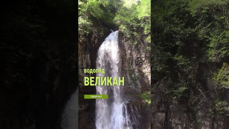 Акармарские водопады. Водопад Великан, Абхазия #shorts