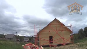 Каркасно-щитовой дом 9х9 метров от "Три Строителя" | Видео обзор