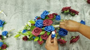 DIY Bridal Cascading Bouquet