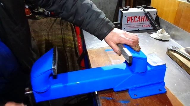 Моя мастерская.  Самодельные тиски. смотреть онлайн