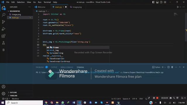 How to Create Customizable Rounded Buttons with tkinter in Python GUI Development #tkinter#python
