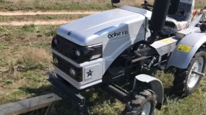 Минитрактор Скаут Т 15 первый выезд в поле