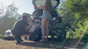 Питбайк регулмото в авто хонда фит
