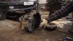 Nissan Sunny FNB15 4WD Замена АКПП