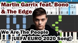 Martin Garrix feat. Bono & The Edge - We Are The People [Piano Tutorial | Sheets | MIDI] Synthesia
