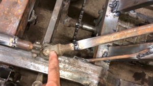 [МТ-12] Рулевое управление и офисное кресло на минитрактор