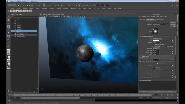Autodesk Maya Moon И Stars Tutorial Часть 2 (Базовая) смотреть онлайн