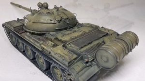 Танк Т-62 обзор готовой модели.