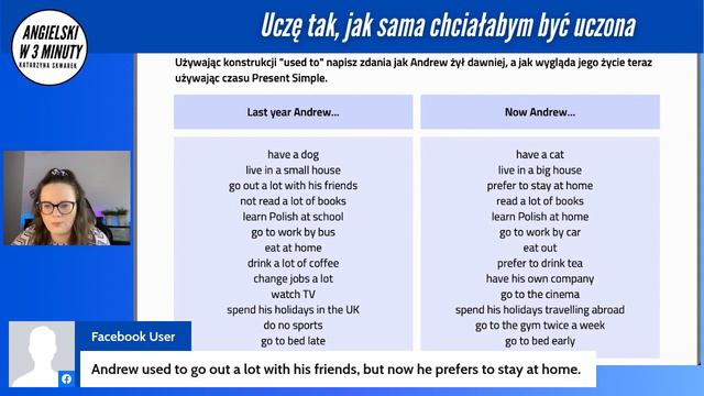 Zastosowanie used to / be used to / get used to teoria i ćwiczenia смотреть онлайн