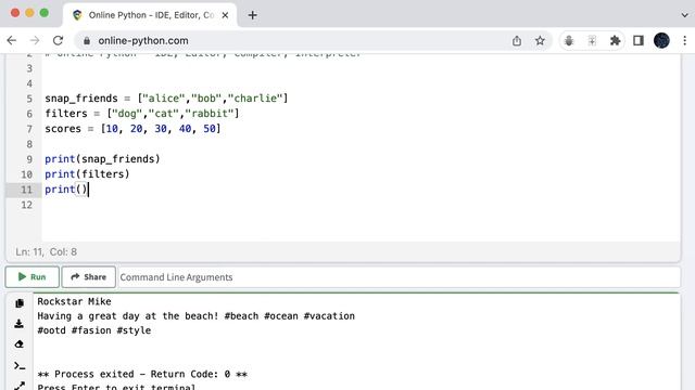 Learn Python 2023 - Data Types Variables Assignment