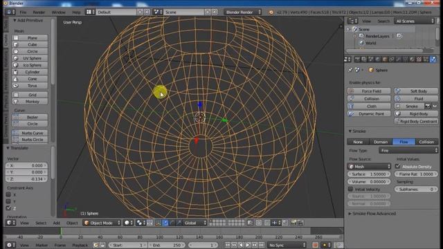 Blender 3D - Как сделать огонь смотреть онлайн
