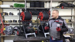 PROteus E 250/15 -Машина высокого давления с электродвигателем для очистки канализации и поверхносте