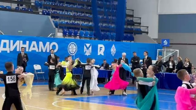 Очаровательная  Злата в красивом белом стандарте  от Арт-Мастерской.  Турнир Дэнс Лидер 21.05.2023