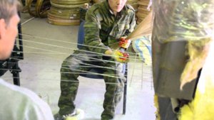 Первый запуск линии для производства кладочной сетки
