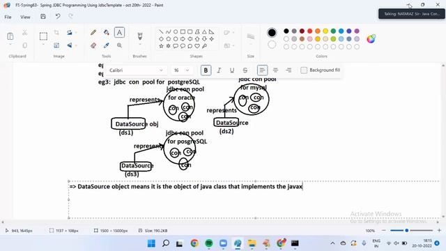 20th OCT Spring Jdbc connection pool object VS normal jdbc connection смотреть онлайн