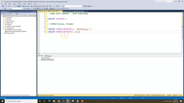 60. More DATE Format in SQL - Use SQL Convert with Date Format in SQL Server смотреть онлайн