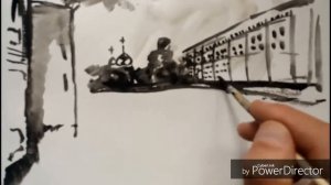 По московским изогнутым улицам.