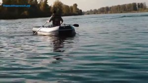 РИВЬЕРА 3200 СК Испытания на воде ПВХ лодки Обзор от ПервыйЛодочный рф