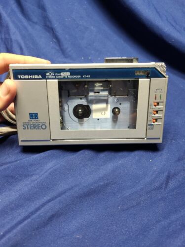 РЕДКАЯ стереосистема Toshiba KT-R2   металлическая кассетная дека-ЯПОНИЯ-1981-год