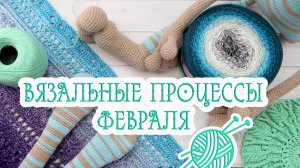 Вяжу крючком и спицами?февральские процессы❄