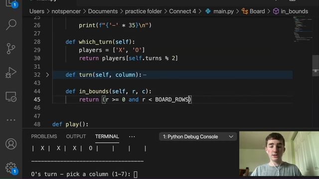 Python Connect 4 Tutorial смотреть онлайн