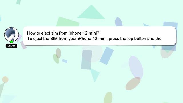 How to eject sim from iphone 12 mini? смотреть онлайн