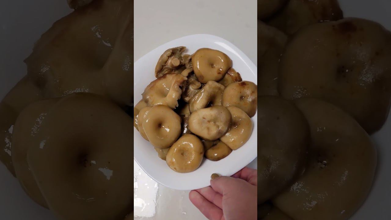 Салат из солёных грибов #грибы #грузди #соленыегрузди #салат #грибной