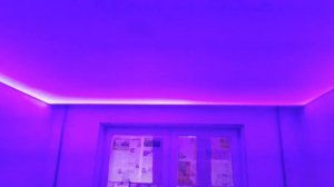 Натяжной потолок со светодиодной подсветкой своими руками!