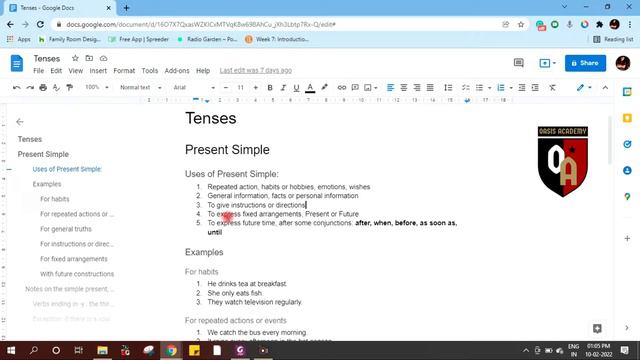 IELTS - Present Simple Tense - Oasis Academy Mukerian - 9 bands смотреть онлайн