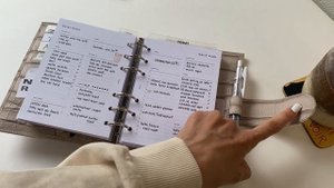 Мое планирование в ежедневнике Van der Spek A6