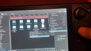 Как на Steam deck  удалить файл который не помещается в корзину.