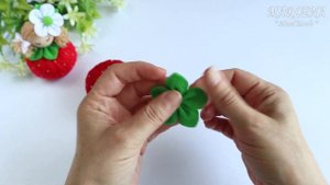 ?Чудесная Куколка Клубничка?Как сшить Куклу из фетра/Doll Strawberry DIY