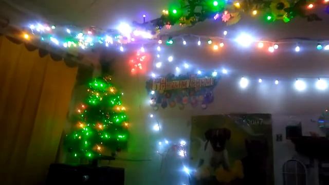 Декабрьская подготовка к новому году. Гирлянды на кухне. смотреть онлайн