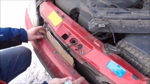 Лада Калина,Радиатор,картонка.Утепляемся.