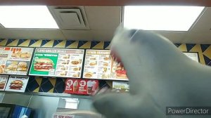 Shark puppet Burger King🍔👑🦈