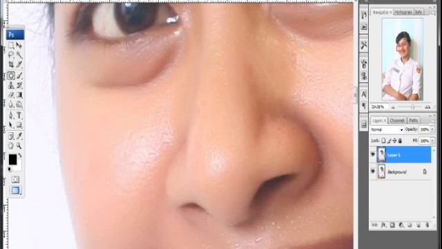 Retouch using Imagenomic Portraiture смотреть онлайн