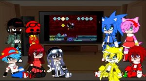 CHARACTER REACT TO PREY AND FIGHT OR FLIGHT (SONIC EXE 3.0)