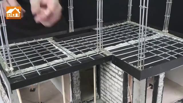 Как построить удивительный мини домик из кирпича и бетона | Мини Стройка