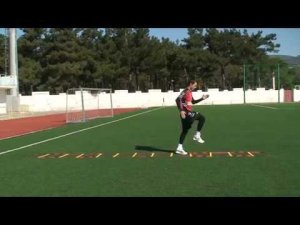 Football coaching video - soccer drill - ladder coordination (Brazil) 17