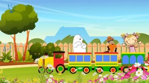 LAGU SEKOLAH MINGGU : NAIK KERETA (ANIMASI LUCU)