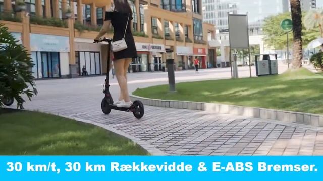 Stærkt og holdbart el-løbehjul - 350W motor - 30 km rækkevidde смотреть онлайн