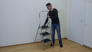 Стремянка с широкими ступенями Krause Toppy XL